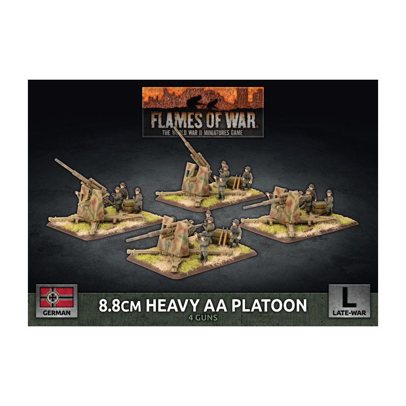 8.8cm Heavy AA Platoon (x4 Plastic)