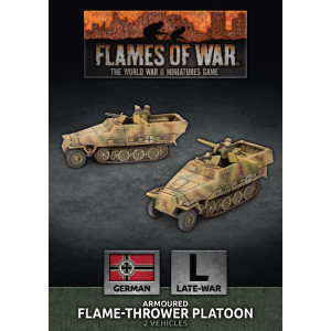 Sd Kfz 251 Flamethrower Platoon (x2 Plastic)