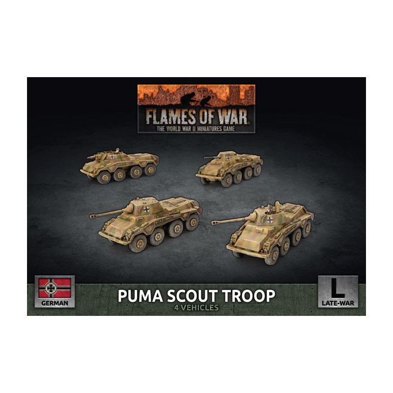 Puma Scout Troop (x4 Plastic)