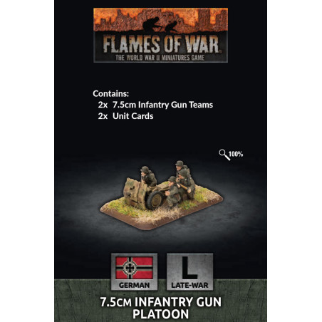 RSL Gaming AB | 7.5cm Infantry Gun Platoon (x2)
