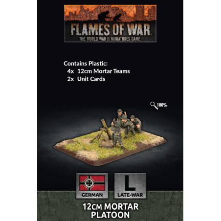 12cm Mortar Platoon (x6 Plastic)