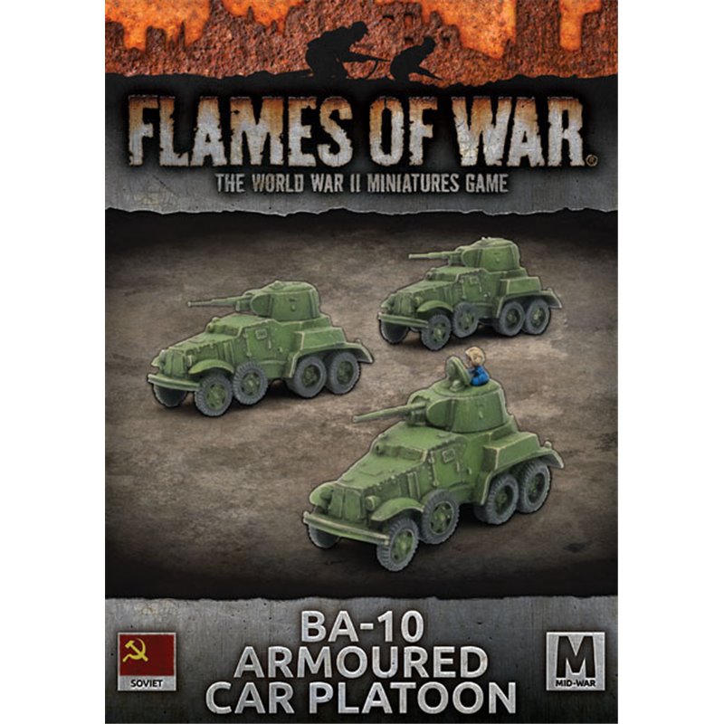 RSL Gaming AB | BA-10 Armoured Car Platoon (x3)