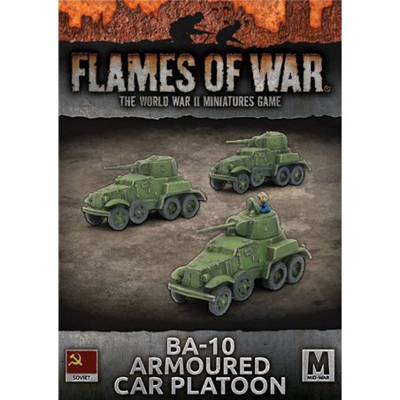RSL Gaming AB | BA-10 Armoured Car Platoon (x3)