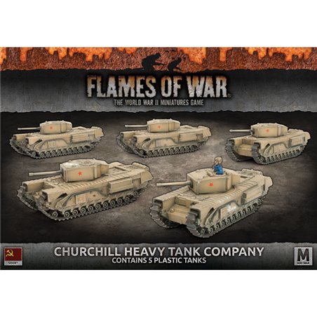 RSL Gaming AB | Churchill Heavy Tank Company (x5 Plastic Tanks)