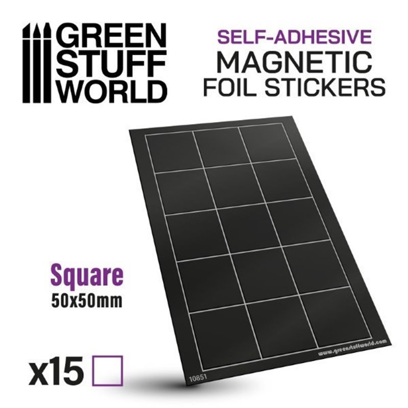 RSL Gaming AB | Square Magnetic Sheet Self-adhesive - 50x50mm