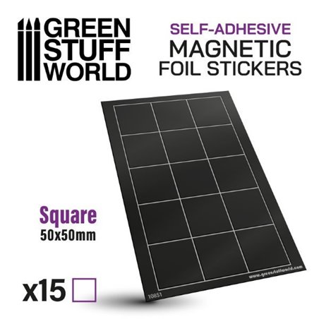 RSL Gaming AB | Square Magnetic Sheet Self-adhesive - 50x50mm
