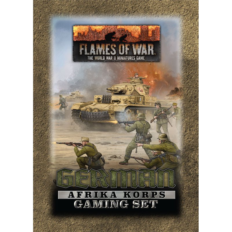 RSL Gaming AB | German Afrika Korps Tin (x20 Tokens, x2 Objectives, x16 Dice)