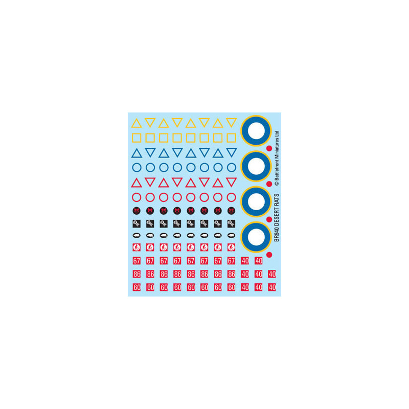 RSL Gaming AB | Desert Rats Decals (x4)
