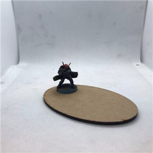 Oval 105x70mm MDF-bas
