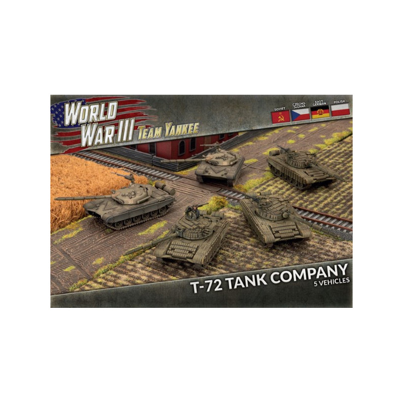 T-72B Tank Company (x5 Plastic) 