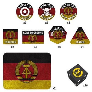East German Gaming Set (x20 Tokensx2 Objectivesx16 Dice) 