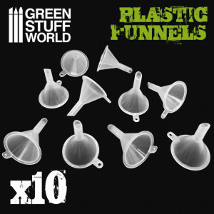 Plastic Funnels x10