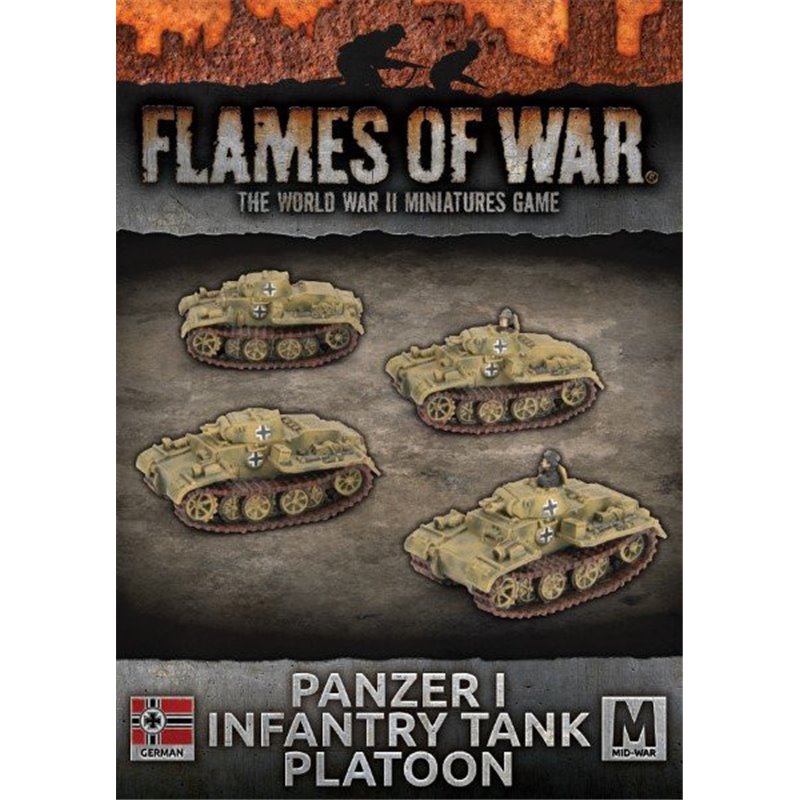 RSL Gaming AB | Panzer I Infantry Tank Platoon (x4)
