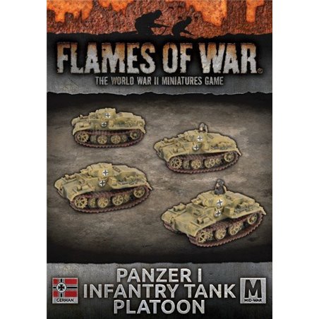 RSL Gaming AB | Panzer I Infantry Tank Platoon (x4)