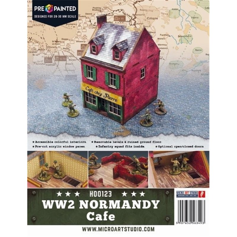 RSL Gaming AB | WW2 Normandy Cafe PREPAINTED (28mm)