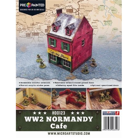 RSL Gaming AB | WW2 Normandy Cafe PREPAINTED (28mm)