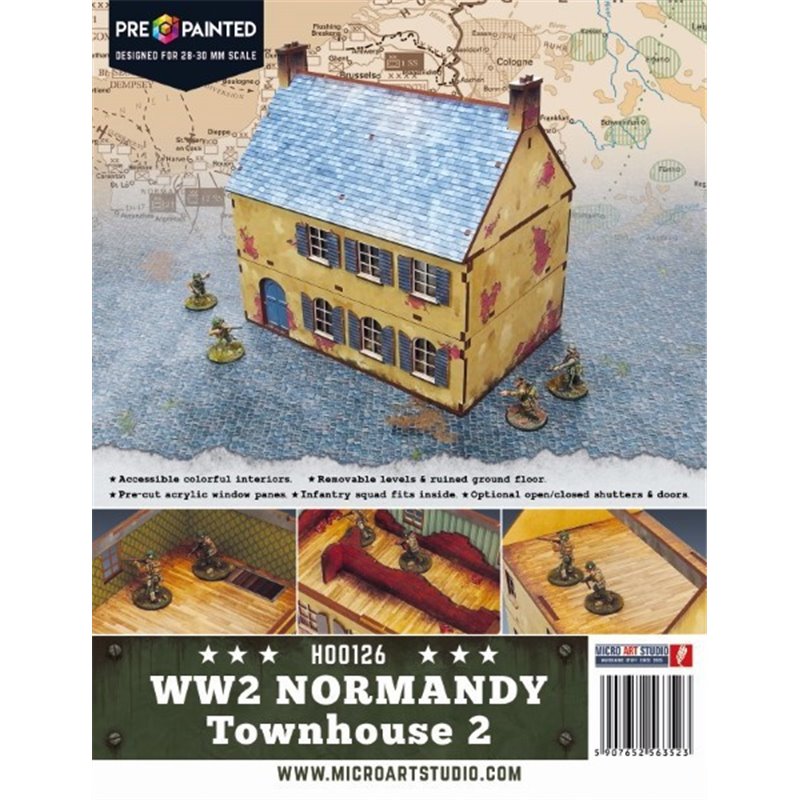 RSL Gaming AB | WW2 Normandy Townhouse 2 PREPAINTED (28mm)