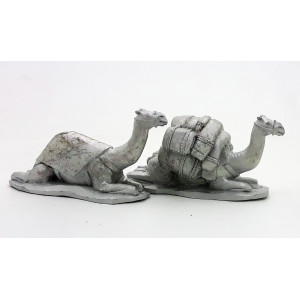 Kneeling Camels (Baggage & Blanket)