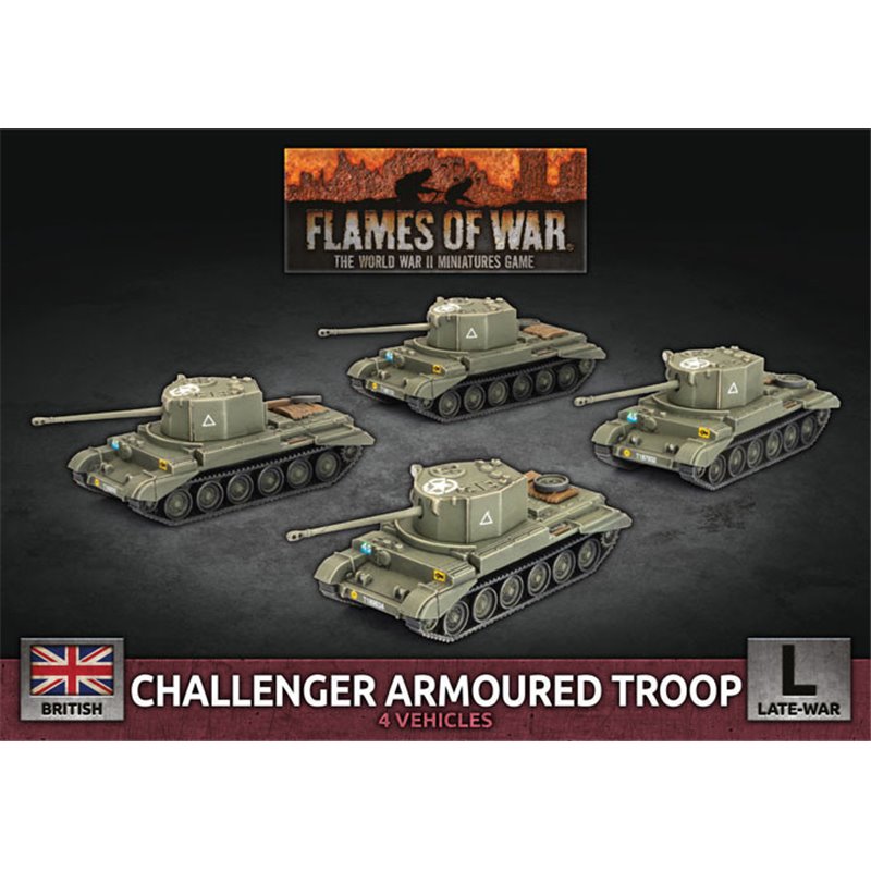 RSL Gaming AB | Challenger Armoured Troop (4x Plastic)