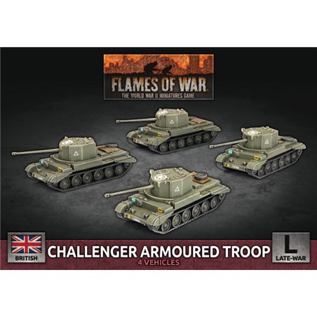 RSL Gaming AB | Challenger Armoured Troop (4x Plastic)