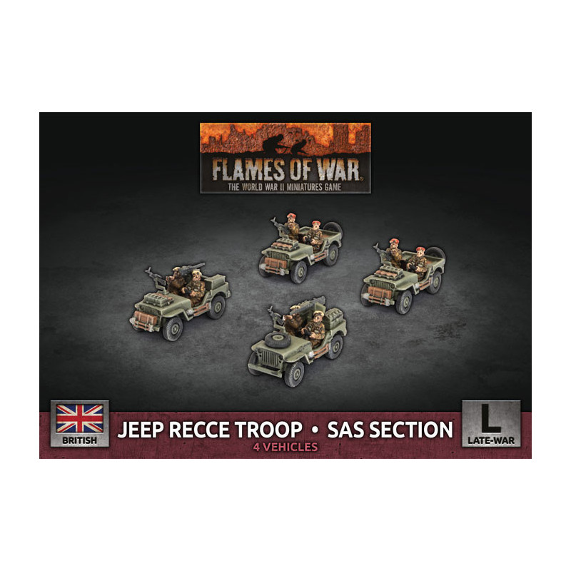 RSL Gaming AB | Jeep Recce Troop/SAS Section (4x Plastic)
