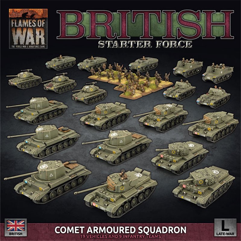 RSL Gaming AB | British Comet Armoured Squadron (Plastic)