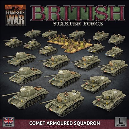 RSL Gaming AB | British Comet Armoured Squadron (Plastic)