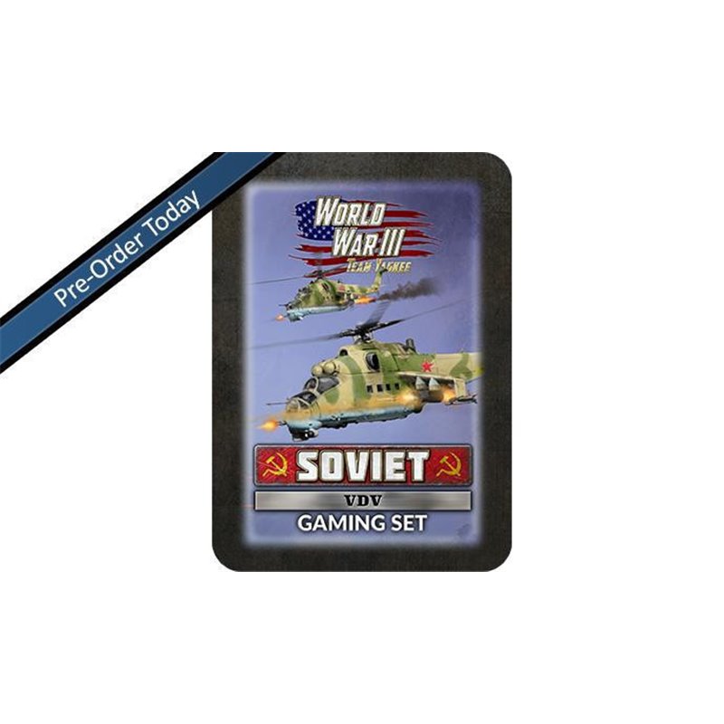 RSL Gaming AB | Soviet VDV Gaming Set (x20 Tokens, x2 Objectives, x16 Dice)