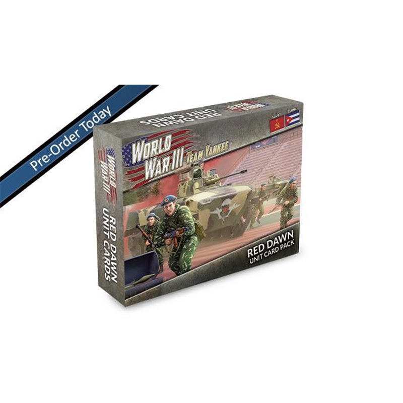 RSL Gaming AB | Team Yankee - Red Dawn Unit Cards