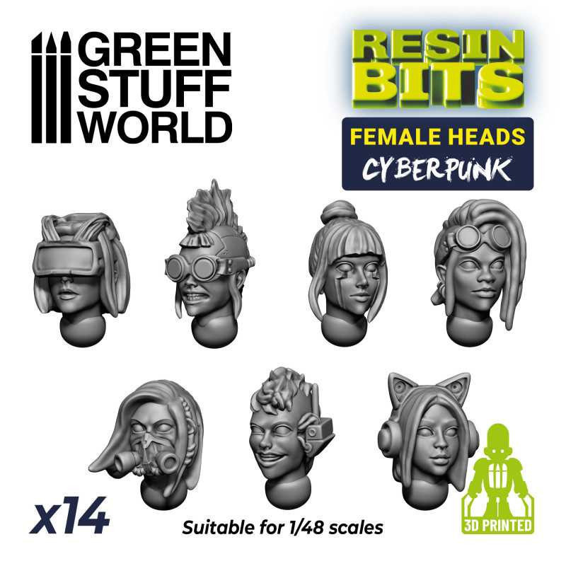 RSL Gaming AB | Female Heads CYBERPUNK