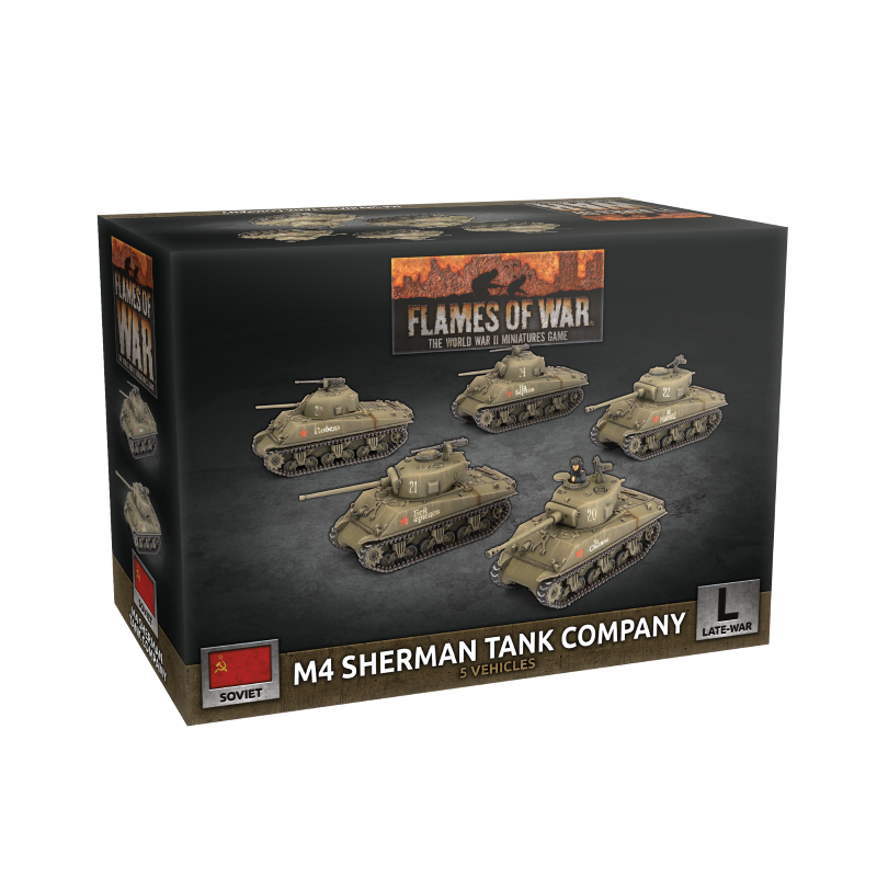 RSL Gaming AB | M4 Sherman Tank Company (x5 Plastic)
