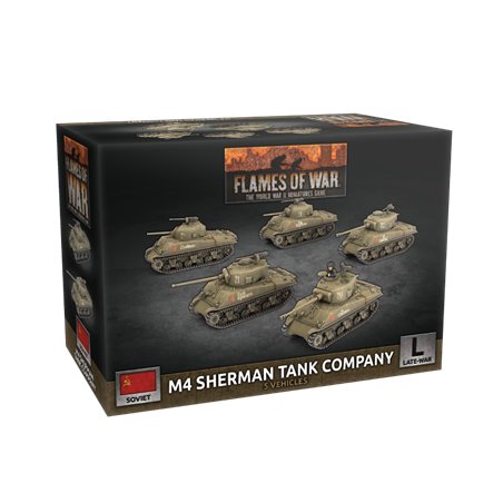 RSL Gaming AB | M4 Sherman Tank Company (x5 Plastic)
