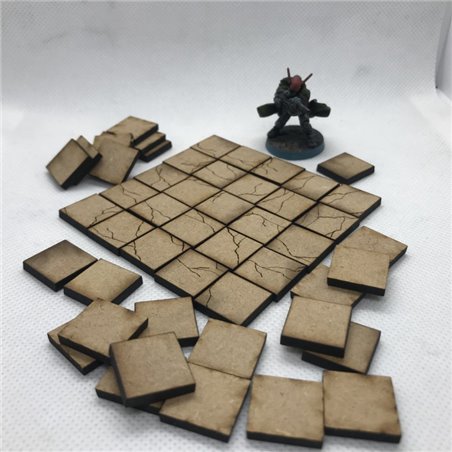 RSL Gaming AB | Basing Kit : Ruined Floor 1, 16mm