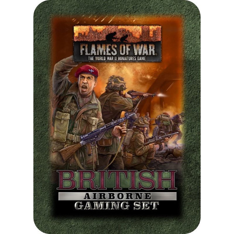RSL Gaming AB | British Airborne Tin (x20 Tokens, x2 Objectives, x16 Dice)