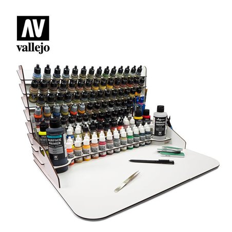 RSL Gaming AB | Paint display and work station with vertical storage 50 x 37 cm