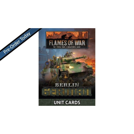 RSL Gaming AB | Berlin : German Unit Cards (104x cards)