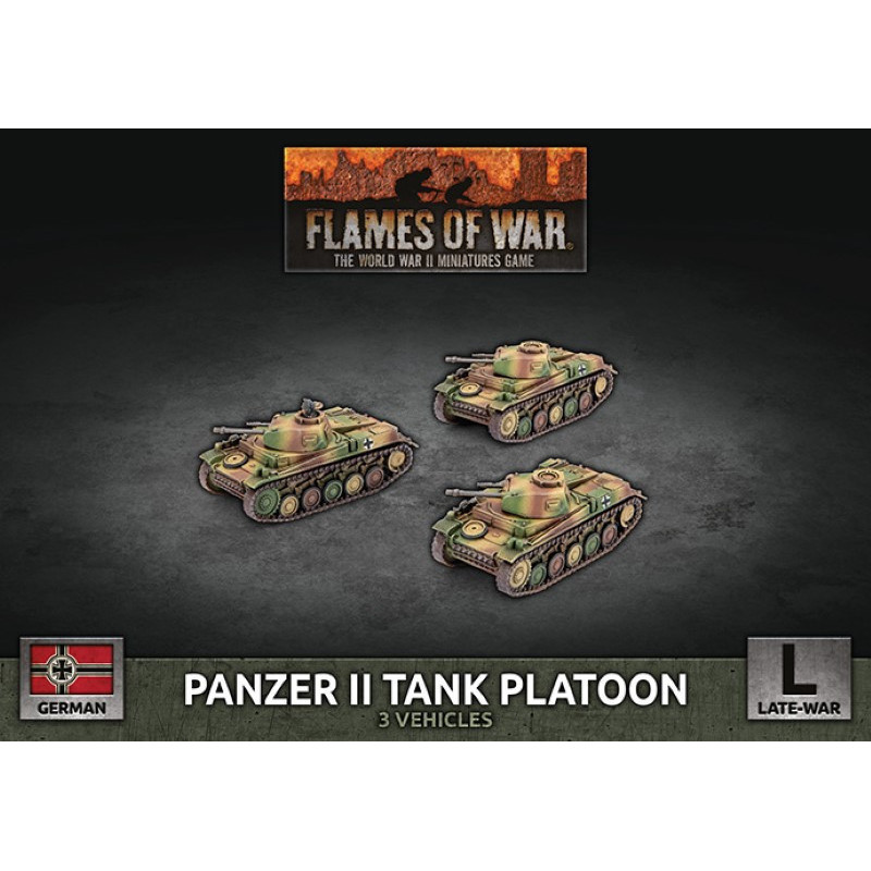 RSL Gaming AB | Panzer II Tank Platoon (x3 Plastic)