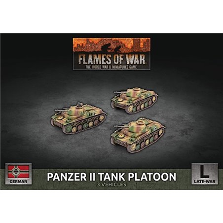 RSL Gaming AB | Panzer II Tank Platoon (x3 Plastic)