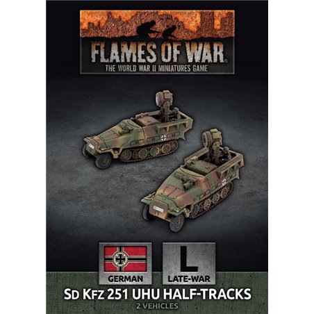 Sd Kfz 251 Uhu Halftracks (x2)