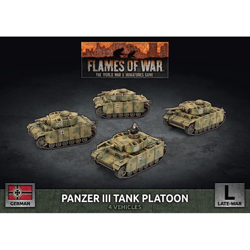RSL Gaming AB | Panzer III Tank Platoon (x4 Plastic)