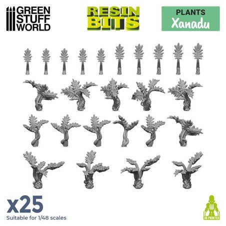 RSL Gaming AB | 3D printed set - Xanadu Plants