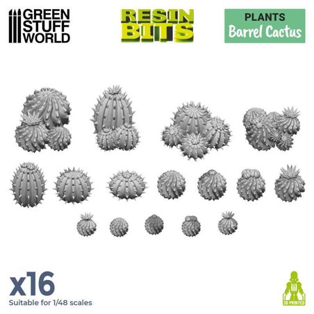 RSL Gaming AB | 3D printed set - Barrel Cactus