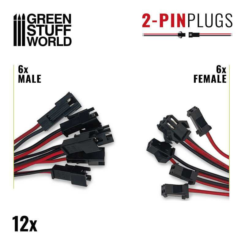RSL Gaming AB | 6 Male and 6 Female Quick Connectors
