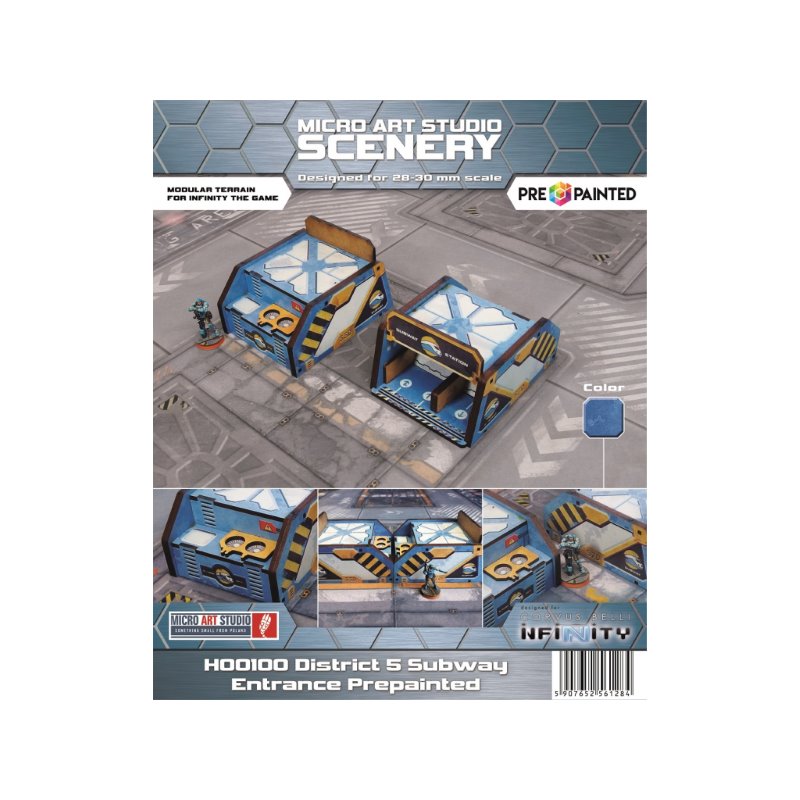 RSL Gaming AB | District 5 Subway Entrance Prepainted (Blue)