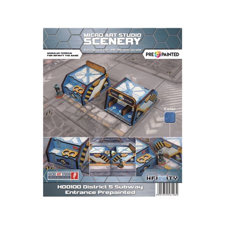 RSL Gaming AB | District 5 Subway Entrance Prepainted (Blue)