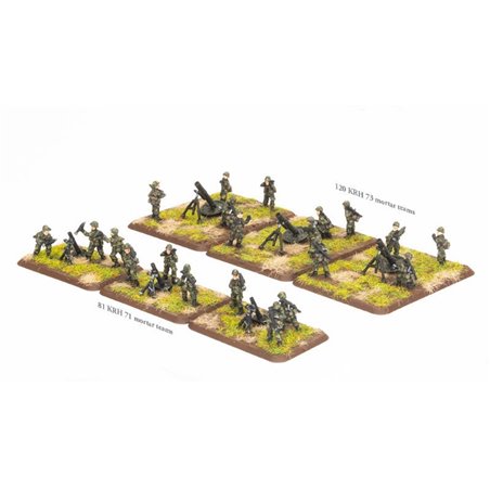 81mm and 120mm Mortar Platoons (x21 figures)