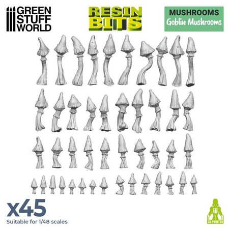 RSL Gaming AB | 3D printed set - Goblin Mushrooms