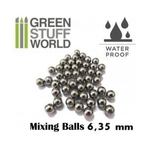 Mixing Paint Steel Bearing Balls in 6.35mm