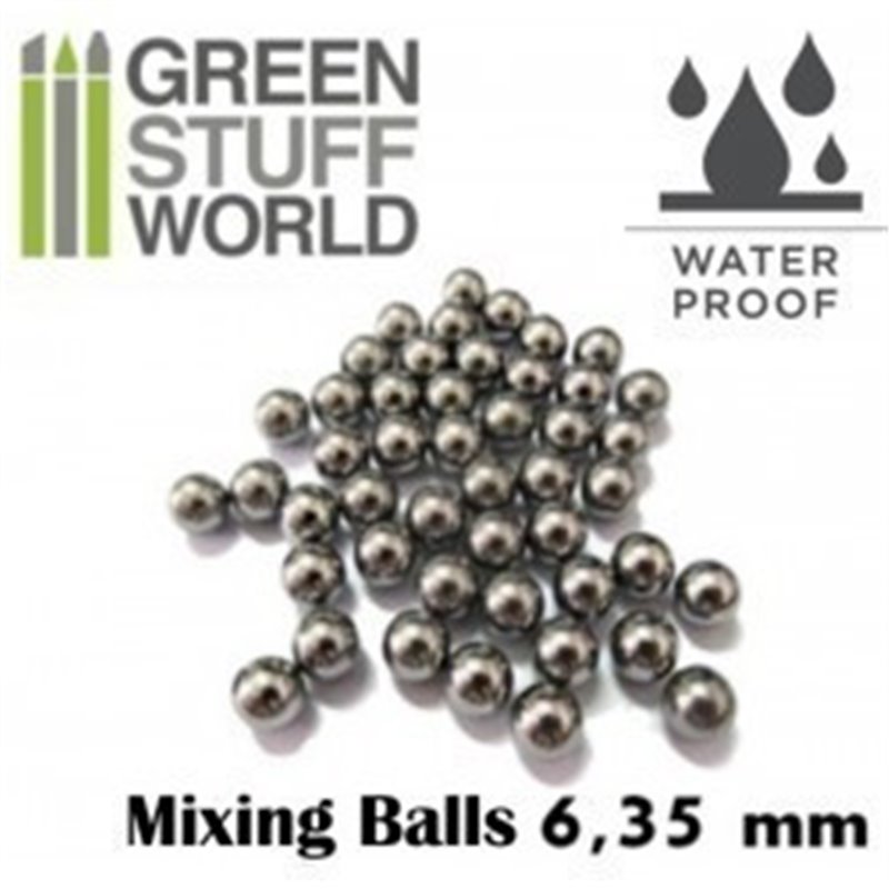 RSL Gaming AB | Mixing Paint Steel Bearing Balls in 6.35mm