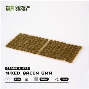 Mixed Green 6mm